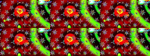 Moda baskıları için zarif bir şablon. Küçük çiçekte güzel bir desen. Robot resim. Çiçekli bahar çiçekleri. Motley illüstrasyonu. Küçük renkli çiçekler..