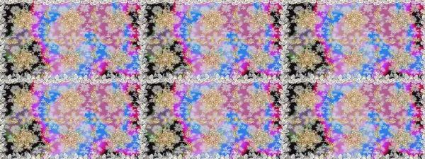 Kusursuz oryantal klasik altın desen. Tarafsız renklerde altın tekrarlayan elementler içeren Raster soyut arkaplanı.