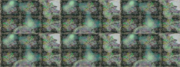 Raster dikişsiz çiçek deseni. Vadinin gri renkli çiçekleri.