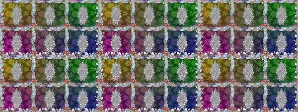 Raster Şirin kumaş deseni. Kusursuz bir mahsul. Renkli Bahar Temalı Kusursuz Arkaplan. Düz Çiçek Elementleri Tasarımı.