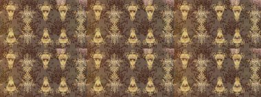 Farklı kar tanesi toplama rasterleri, kahverengi, bej ve nötr renklerde kış elementleri. Raster Noel soyut renkli arkaplan ve tatlı kar tanesi.