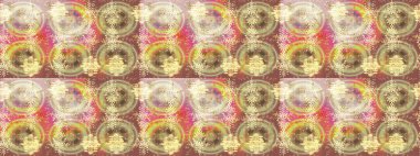 Kar tanesi süsü Raster illüstrasyonu. Bej, nötr ve kahverengi renklerde kar tanesi süsü. Kar taneleri izole edildi. Güzel süs eşyası..