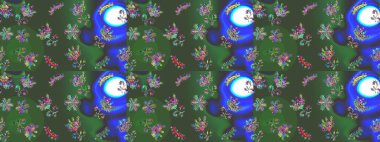 Karla süslenmiş Noel kar taneleri. Noel şenliği geçmişi. Raster illüstrasyonu.