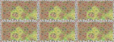 Raster illüstrasyonu. Erkekler, kızlar, elbiseler, duvar kağıtları için soyut, pürüzsüz desen. Çizim, karalama, karalama. Sonsuz. Kelebeklerle kusursuz desen.