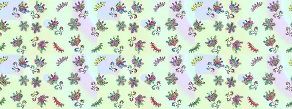 Raster illüstrasyonu. Çiçeksiz arka plan. Şatafatlı bahar bahçesi dokusu. Çiçek deseni.