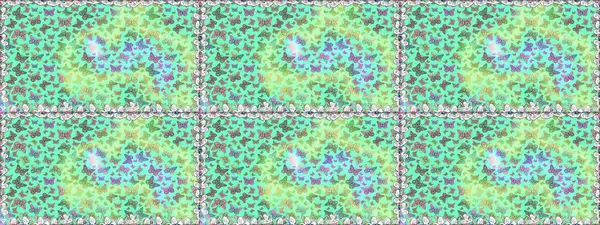 Moda Kumaşı Tasarımı. Çizim, karalama, karalama. Kelebekli kusursuz soyut çiçek arkaplanı. Sonsuz. Raster..