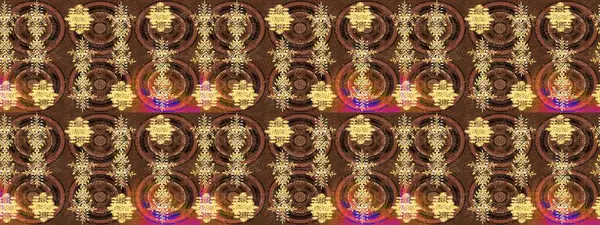 Kar taneleri radyal kahverengi, sarı ve bej renklidir. Renkli arka planda güzel kar taneleri. Raster illüstrasyonu..