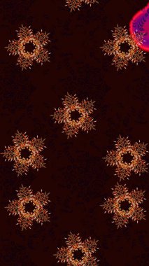 Kar taneleri deseni. Raster Noel renkli arka plan ile sevimli kar tanesi. Noel kar taneleri arka plan. Şirin desen. Raster illüstrasyon.