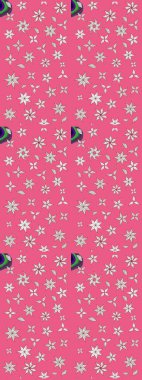 Elle çizilmiş sonbahar çiçeği deseni. Doodle tarzı. Pembe renkli çiçekler. Tekstil ve kapak tasarımı için mükemmel. Renkli pembe çizim deseni.