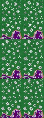 Yeşil renkli çiçekler. Renkli Bahar temalı eskiz kalıbı. Çiçekli çiçek deseni, suluboya. Düz Çiçek Elementleri Tasarım Raster illüstrasyonu.