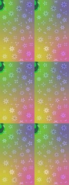 Çiçekli karalama şeklinde Raster çiçek deseni. Tarafsız renklerde çiçekler. Nazik, narin çiçek arkaplanı.