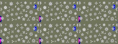 Kızılderili desenli desenli desenli şal deseni. Etnik Mandala süsü. Raster Henna dövme stili. Tekstil, tebrik kartı, boyama kitabı, telefon kılıfı baskısı için kullanılabilir.