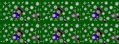 Suluboya çizim kalıbı. Dekorasyon ve tasarım için güzel bir desen. Moda baskısı. Çiçeğin suluboya çizimlerinin mükemmel deseni. Eski model. Raster illüstrasyonu.