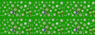 Robot resim. Küçük çiçekteki sevimli çiçek deseni. Raster illüstrasyonu.