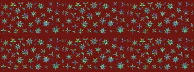 Yazdır. Raster çiçekli arka plan. Güzel eskiz şekli. Düz Çiçek Elementleri Tasarımı. Renkli Yaz Temalı eskiz kalıbı. Şirin kumaş deseni.