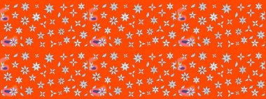 Tekstil, kumaş, kapaklar, duvar kağıtları, baskı, naylon, koleksiyon defteri, örgü, dekupaj için güzel bir eskiz. Millefleur 'lar. Küçük portakallı, çiçekli oldukça eski bir besin torbası..