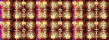 Kahverengi, nötr ve sarı renklerde izole edilmiş. Kış kar tanesi. Kar Tanesi Raster illüstrasyonu. Kar Tanesi Simgesi.