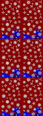 Kırmızı renkte çiçekler olan çiçek deseni çiz. Suluboya tarzında kırmızı renkte çiçekler.