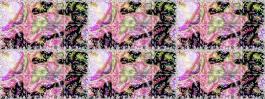 Modern çiçek arkaplanı. Halk tarzı. Moda baskıları için zarif bir şablon. Rengarenk çiçekleri ve yaprakları tarafsız ve siyah renklerde inanılmaz kusursuz çiçek deseni..