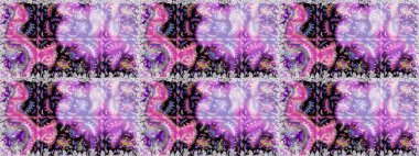 Tarafsız ve mor renkli çiçekler. Raster illüstrasyonunda kusursuz çiçek deseni.