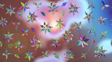 Güzel kumaş deseni. Güzel suluboya yaz çiçekleri deseni..