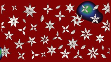 Küçük çiçekte güzel bir çiçek deseni var. Raster deseni. Çiçekli çiçek deseni, suluboya..