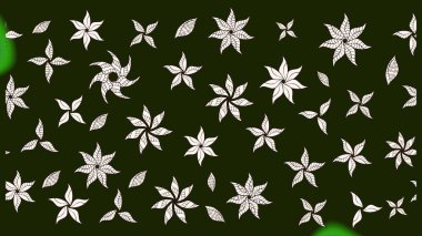 Gri çiçekli eskiz deseni, suluboya çiçek deseni, sevimli çiçek, duvar kağıdı, kart ya da kumaş için fayanslı. Raster - stok.