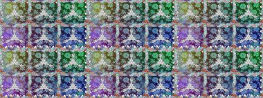 Renkli Yaz Temalı Kusursuz Arkaplan. Güzel, pürüzsüz bir desen. Yazdır. Düz Çiçek Elementleri Tasarımı. Raster çiçekli arka plan. Şirin kumaş deseni.