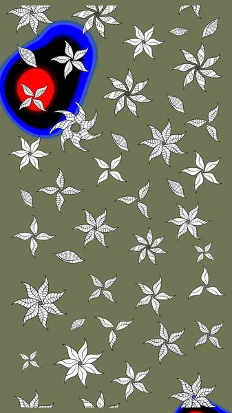 Tony 'nin kumaş kalıbını çiz. Modaya uygun kumaş deseni. Küçük çiçekteki sevimli çiçek deseni. Raster illüstrasyonu.