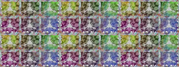 Rengarenk çiçekleri ve yaprakları tarafsız ve yeşil renklerde inanılmaz kusursuz çiçek deseni. Moda baskıları için zarif bir şablon. Halk tarzı. Modern çiçek arkaplanı.