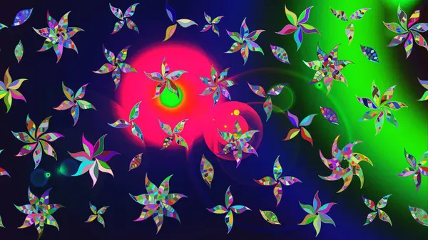 Küçük çiçekteki sevimli çiçek deseni. Raster illüstrasyonu. Tony 'nin kumaş kalıbını çiz. Modaya uygun kumaş deseni.