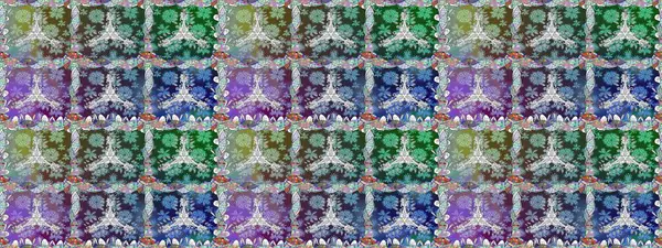 Renkli Yaz Temalı Kusursuz Arkaplan. Güzel, pürüzsüz bir desen. Yazdır. Düz Çiçek Elementleri Tasarımı. Raster çiçekli arka plan. Şirin kumaş deseni.