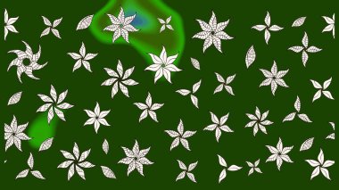 Halk tarzı. Modern çiçek arkaplanı. Moda baskıları için zarif bir şablon. Parlak renkli çiçekleri ve yeşil yaprakları olan harika bir çiçek deseni..