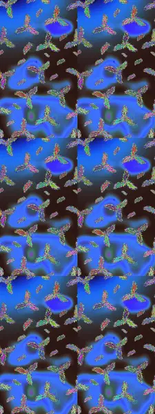 Snowflakes desen. Arka plan üzerinde izole soyut kar taneleri ile düz tasarım. Kar tanesi süs desen. Raster resim. Kar taneleri arka plan.