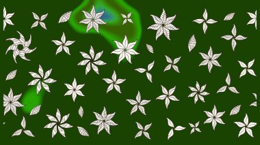 Halk tarzı. Modern çiçek arkaplanı. Moda baskıları için zarif bir şablon. Parlak renkli çiçekleri ve yeşil yaprakları olan harika bir çiçek deseni..