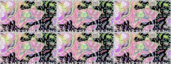 Tarafsız ve siyah renklerde çiçekler. Raster illüstrasyonunda kusursuz çiçek deseni.