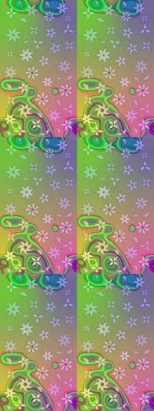 Çiçekli, yapraklı, çiçek desenli eskiz. El çizimi. Raster illüstrasyonu.