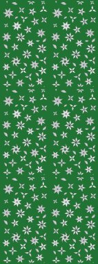 Çiçeksel fantezi tasarımı ve parlak bir arka plan çizimi. Düz Çiçek Elementleri Tasarımı. Renkli Bahar Teması çizim şablonu.