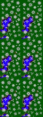 Güzel kumaş deseni. Raster illüstrasyonu. Hoş bir çiçek geçmişi var. Küçük çiçekte çizim deseni.