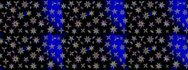 Parmak izi, kumaş, duvar kâğıdı, tekstil için raster dokusu. Renkli grunge, soyut arkaplanı kolosiyah çiçeklerle süslüyor. Nakış desenli çiçek deseni..