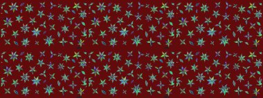 Çiçekli eskiz arkaplanı. Renkli Bahar Teması eskiz kalıbı. Düz Çiçek Elementleri Tasarımı. Çocuk stili.