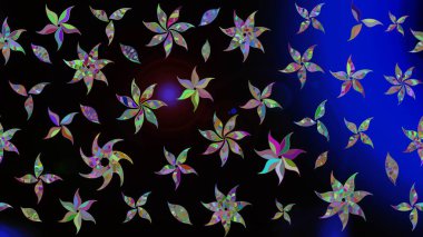 Modern stil dokusu. Çiçek desenli raster, siyah çizgi grafik deseni soyut raster arkaplan.