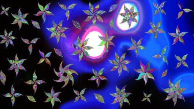 Çizim çiçek deseni duvar kağıdı, web sitesi arka planı, ambalaj kağıdı, davetiye, broşür, afiş veya web sitesi için kullanılabilir. Karalama elementleri. El çizimi Raster illüstrasyonu.