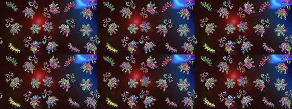 Kar taneli Noel arkaplanı. Raster illüstrasyonu. Raster Noel soyut renkli arka plan ve düşen kar tanesi. Kış soyut arkaplanı.