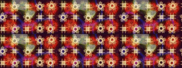 Raster illüstrasyonu. Kahverengi renkli çiçekler. Çiçek desenli çizim. Asya tekstil tarzında. Raster illüstrasyonu.