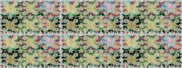 Moda baskıları için zarif bir şablon. Modern çiçek arkaplanı. Halk tarzı. Rengarenk çiçekleri ve yaprakları tarafsız ve gri renklerde inanılmaz bir çiçek deseni var..