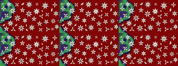 Elle boyanmış suluboya resim çizimleri, çiçekler ve bitkiler. Kırmızı renkte çiçekler.