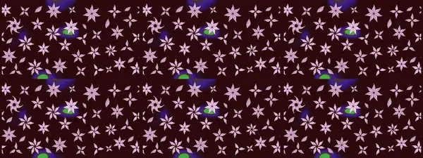 Renkli Bahar Teması eskiz kalıbı. Kahverengi renkli çiçekler. Çiçekli çizim şekli. Düz Çiçek Elementleri Tasarımı.