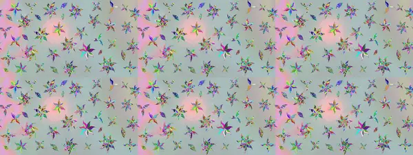 Çiçek arkaplanlı soyut zarafet eskiz deseni. Raster Güzel kumaş deseni.