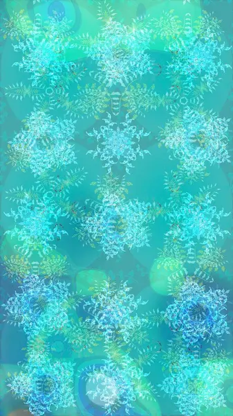 Raster illüstrasyonu. Kar taneleri koleksiyonu. Raster mavisi, yeşil ve nötr kar tanelerinden izole edilmiş. Güzel kış süsleri..